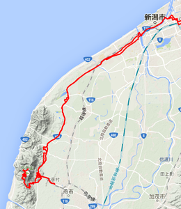 初めての新潟・弥彦山ヒルクライム！！！   ライド   Strava