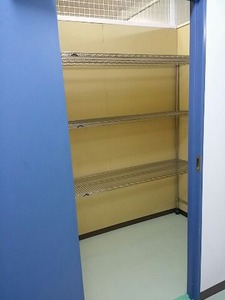 0.6坪横に150㎝棚入口より