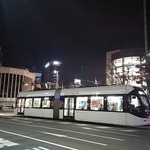 富山駅路面電車２